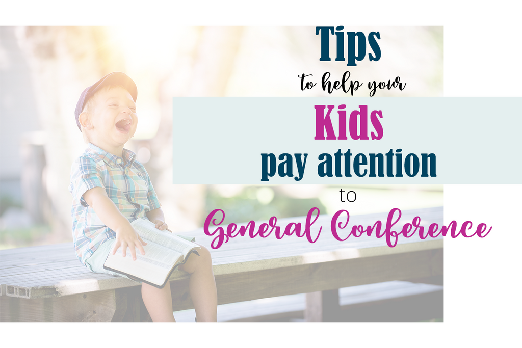 Kids Pay attention to General Conference