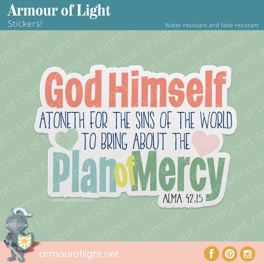 God Himself atoneth for the sins of the world to bring about the plan of mercy Alma 42: 15