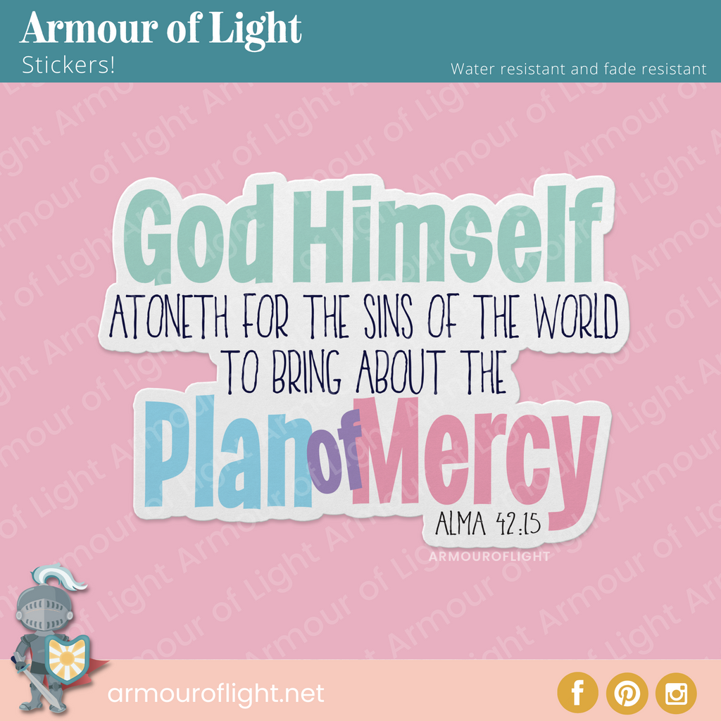 God Himself atoneth for the sins of the world to bring about the plan of mercy Alma 42: 15