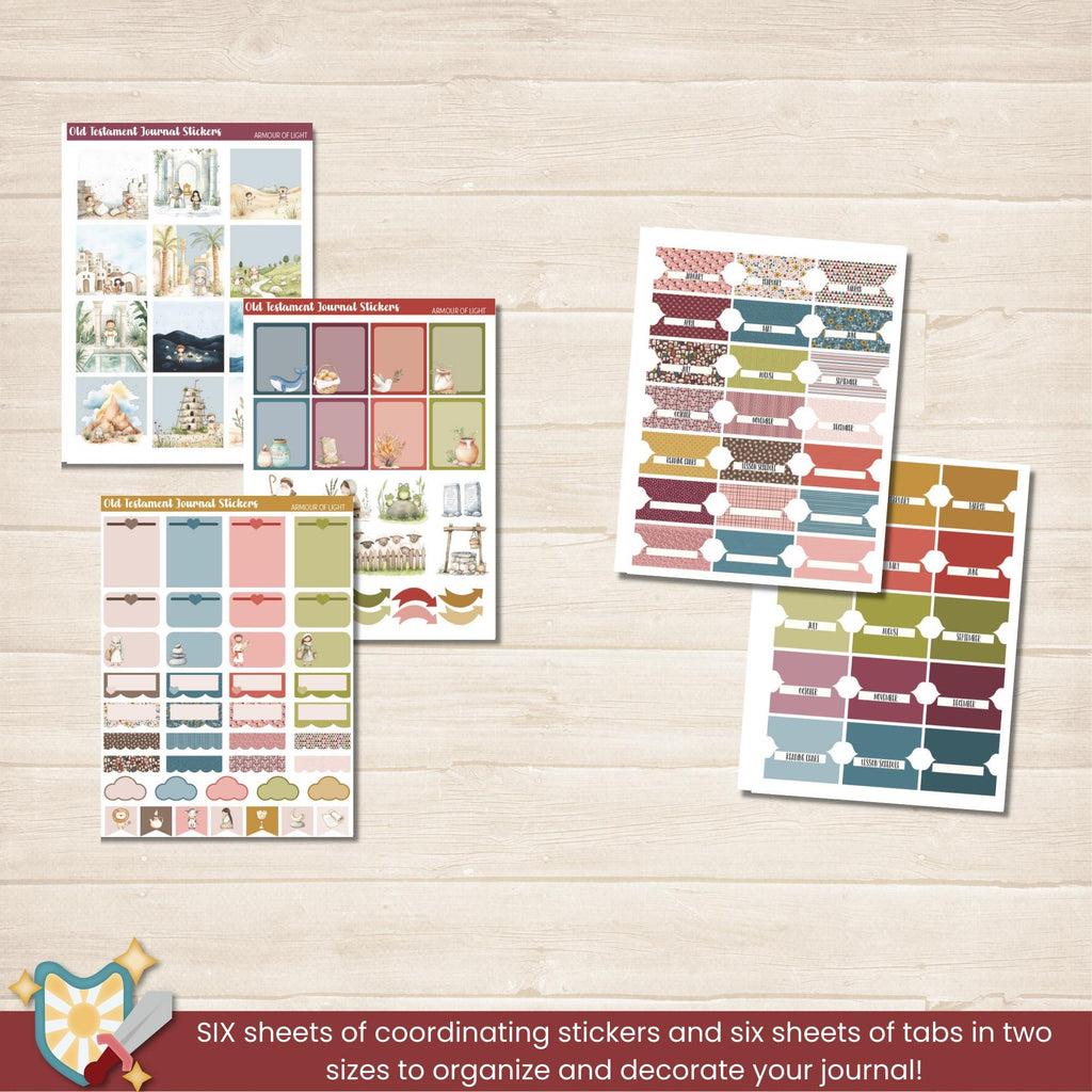 2026 Come Follow Me scripture study journal for the Old Testament includes four pages per lesson with guided prompts, QR codes to talks for each lesson, and a lot of blank pages for personal note taking.