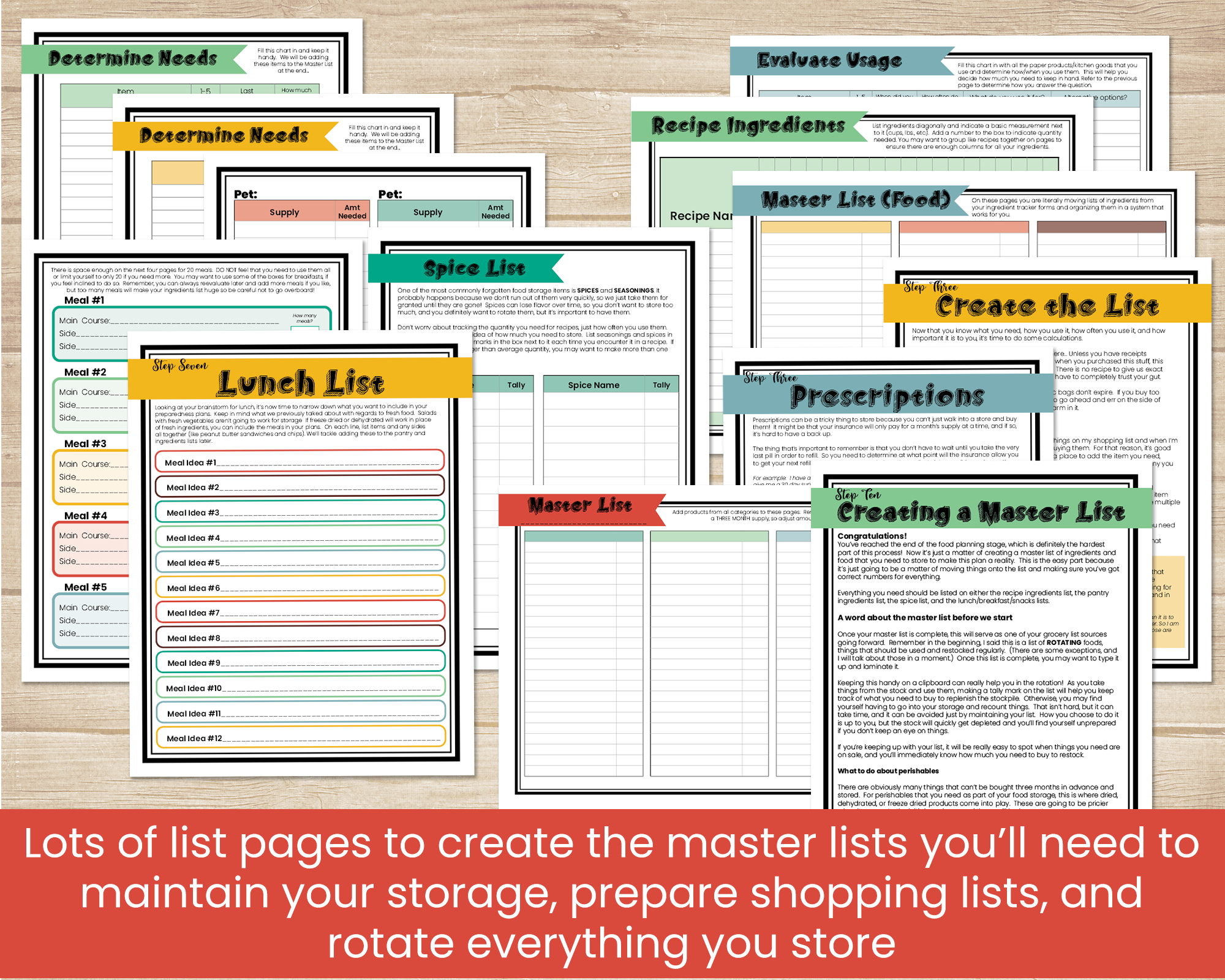 Just Make Stuff: Planner Supply Organizing