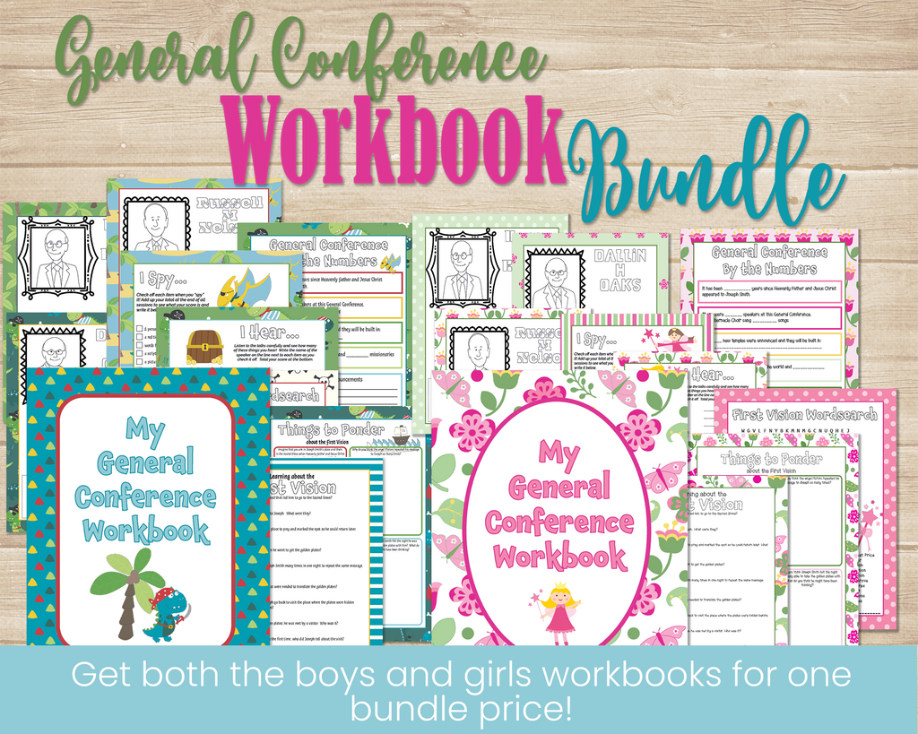 General Conference Workbooks for kids