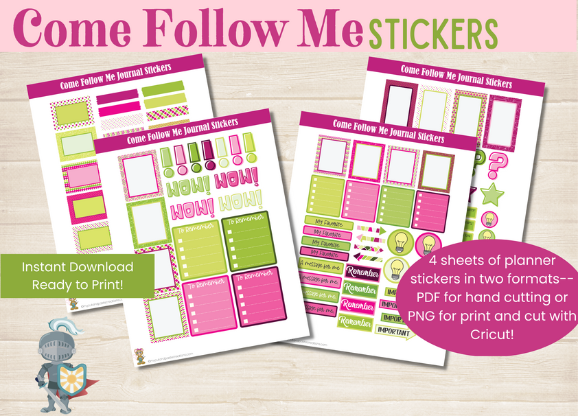 Come Follow Me Stickers – Armour of Light