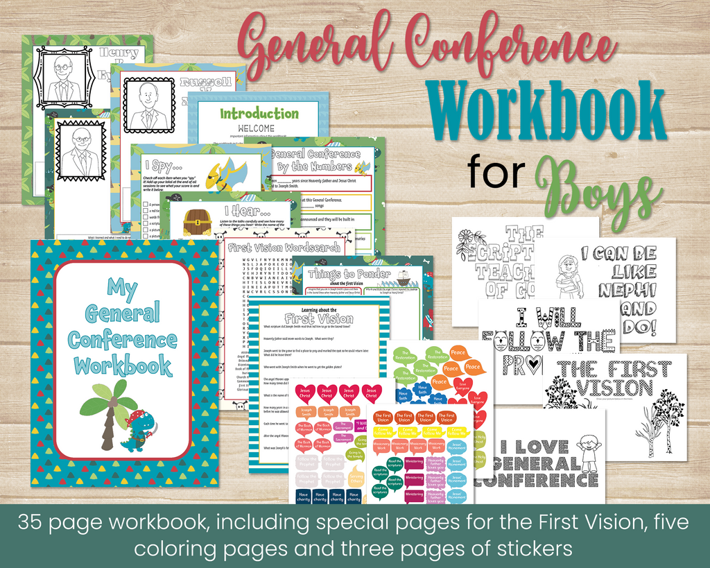 General Conference Workbook for boys