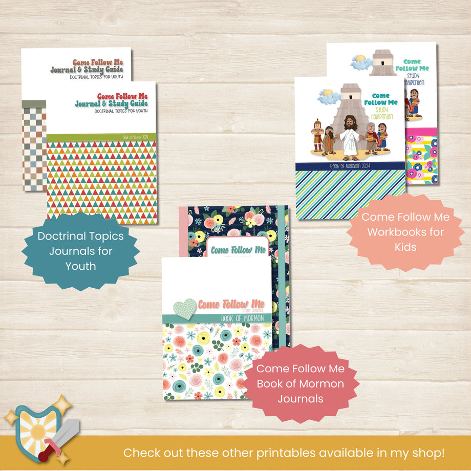 2024 LDS Young Women’s Planner, YW Presidency Binder – Armour of Light