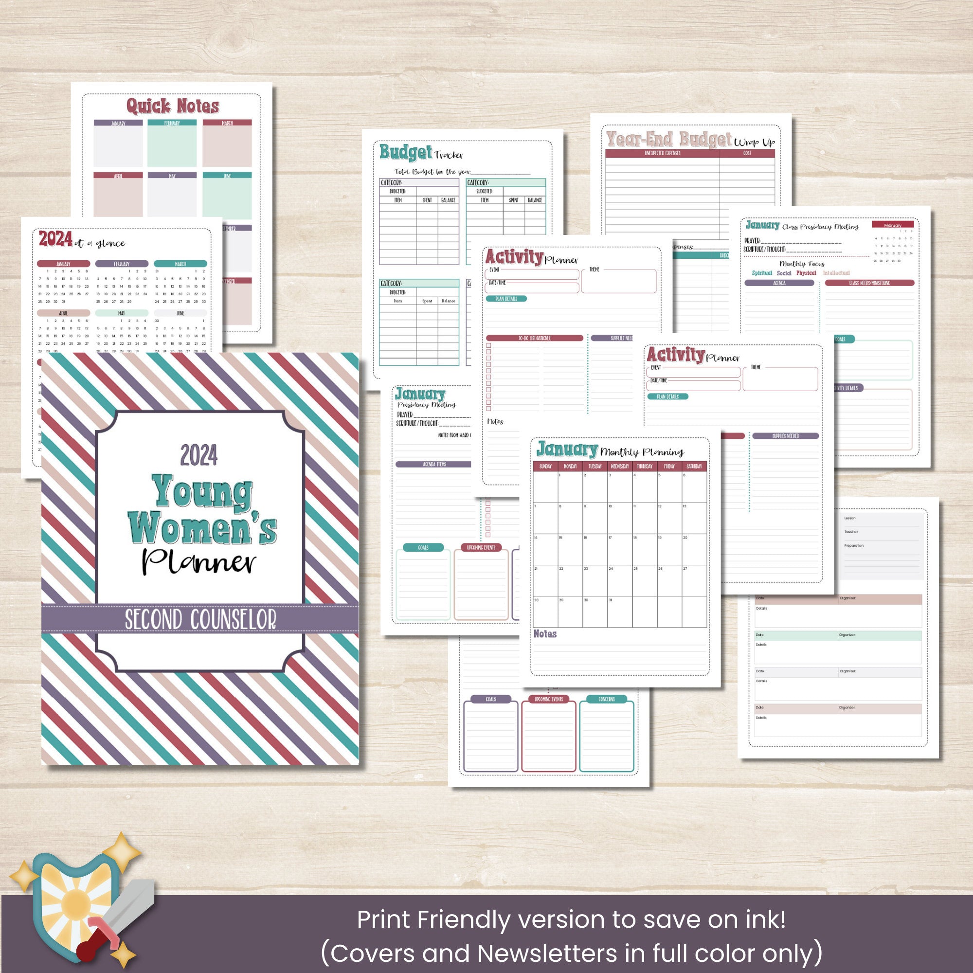 2024 LDS Young Women's Planner, YW Presidency Binder – Armour of Light 2024-lds-young-women-s-planner-yw-presidency-binder-armour-of-light