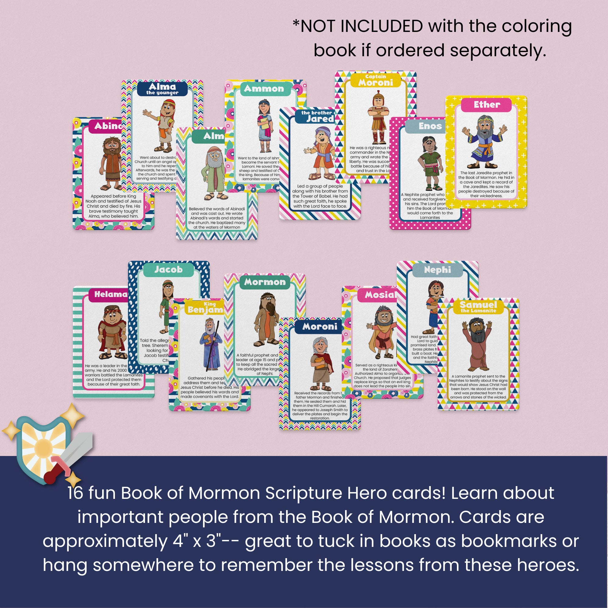 Come Follow Me 2024, Kid’s Book of Mormon Workbook – Armour of Light