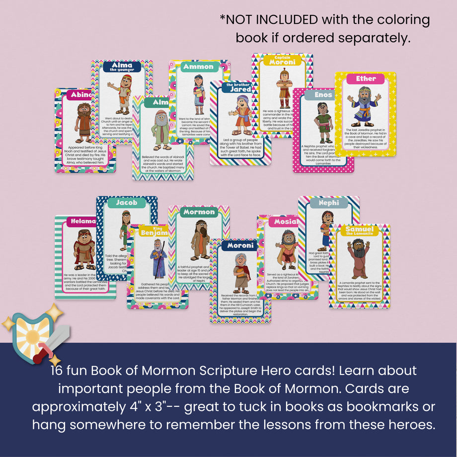 Come Follow Me 2024, Kid’s Book of Mormon Workbook – Armour of Light