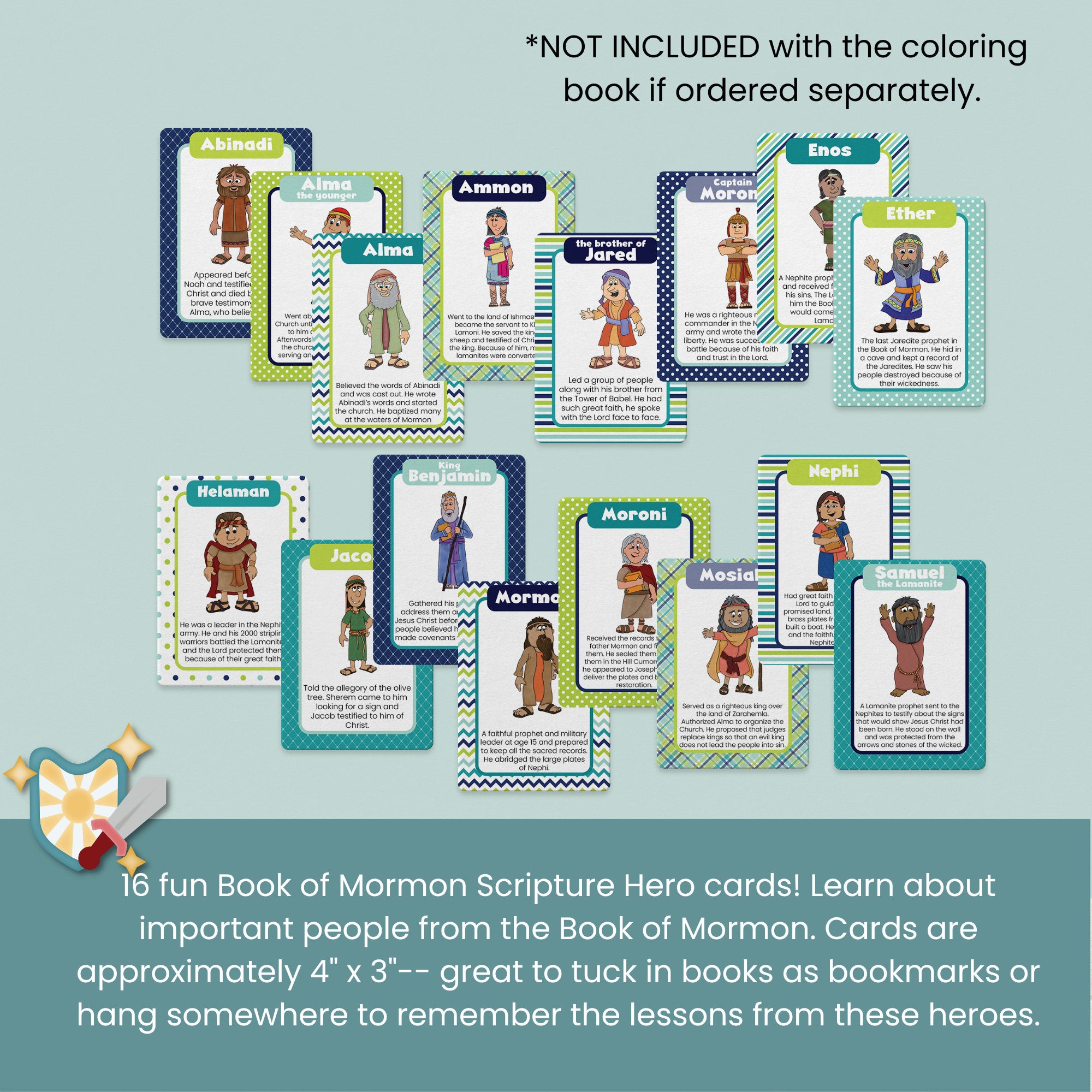 Come Follow Me 2024, Kid’s Book of Mormon Workbook – Armour of Light